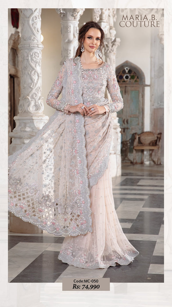 MARIA B Couture Sari Un Stitched Collection 2025