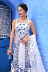 Maria B 3 Piece Unstitched Embroidered Lawn Suit | D-2510-A