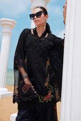 MARIA B 3 Piece Unstitched Embroidered Lawn Suit | EID LAWN-25-D-01