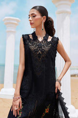 MARIA B 3 Piece Unstitched Embroidered Lawn Suit | EID LAWN-25-D-01