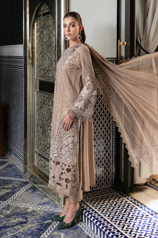 MARIA B 3 Piece Unstitched Embroidered Lawn Suit |LAWN-2503 A