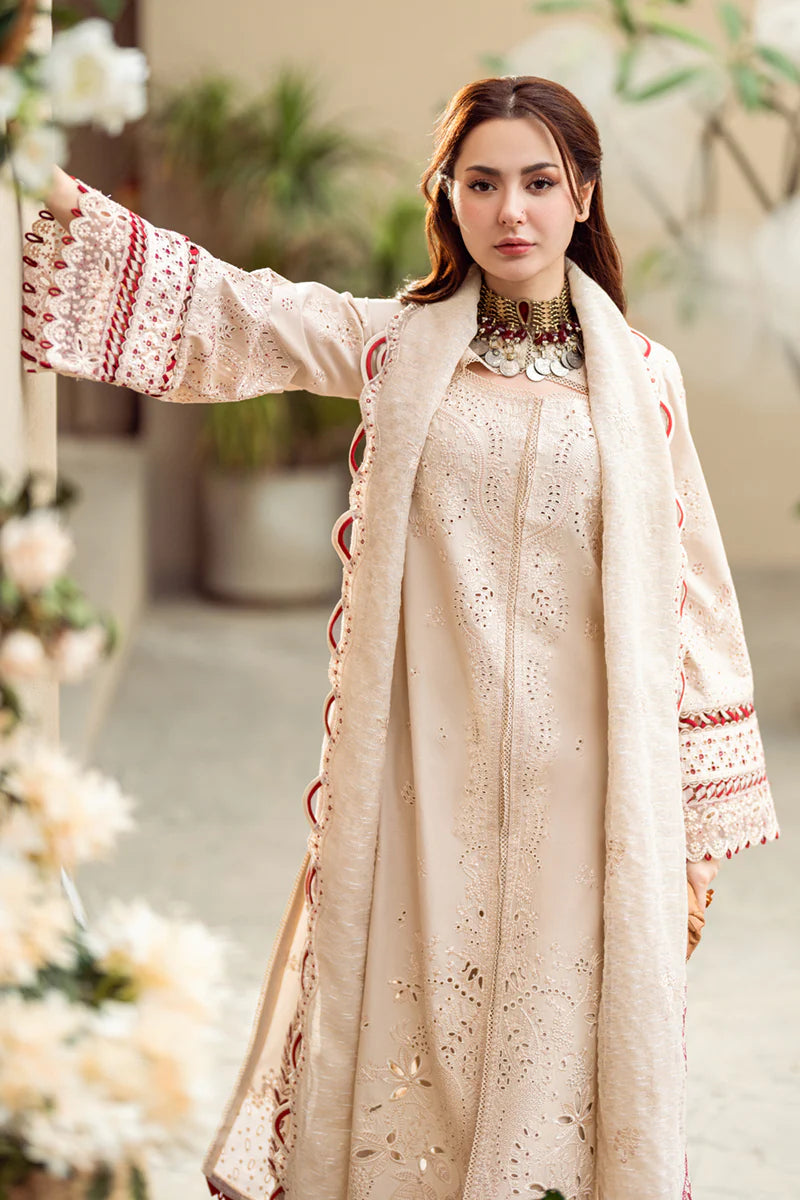 Qalamkar Sahil Luxury Lawn Collection 2025 3 Piece FK-16 ANAYA