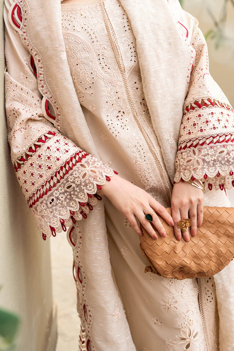 Qalamkar Sahil Luxury Lawn Collection 2025 3 Piece FK-16 ANAYA