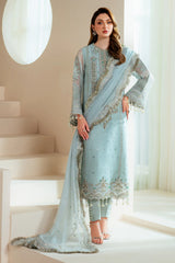 ALIZEH 3 Piece Unstitched Embroidered Wedding Suit | WEDDING-25-AF-BHM-4044-ORLA