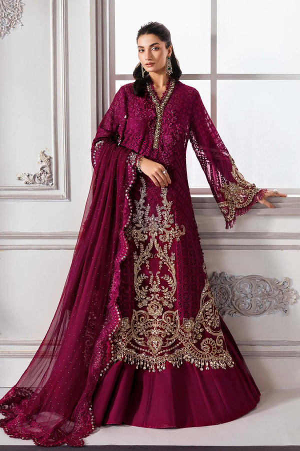 MARIA.B EMBROIDERED CHIFFON UN STITCHED COLLECTION 25 BD-3003