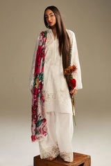 Zara Shahjahan Luxury Lawn Un Stitched Collection 2025 3 Piece Kaori-1A
