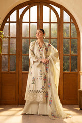 MARYAM HUSSAIN Luxury Lawn Un Stitched Collection 2025 3 Piece Mint